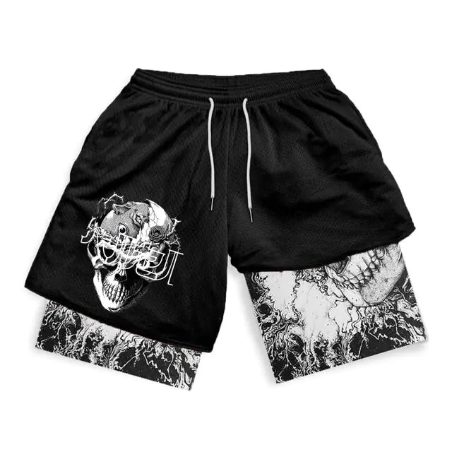 Anime Compression Shorts