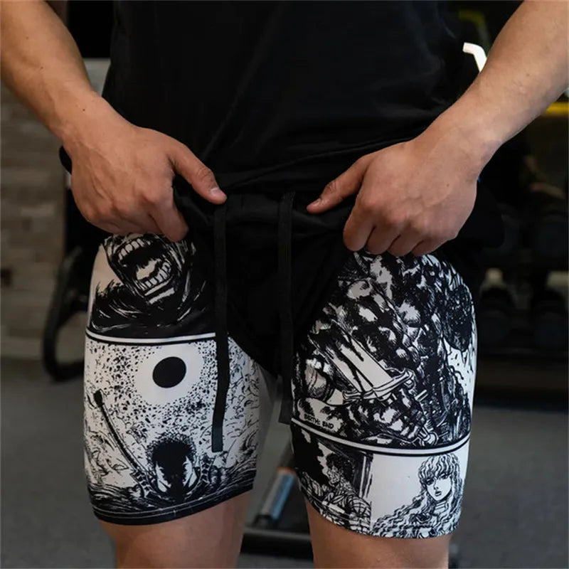 Anime Compression Shorts