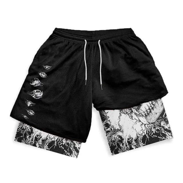 Anime Compression Shorts